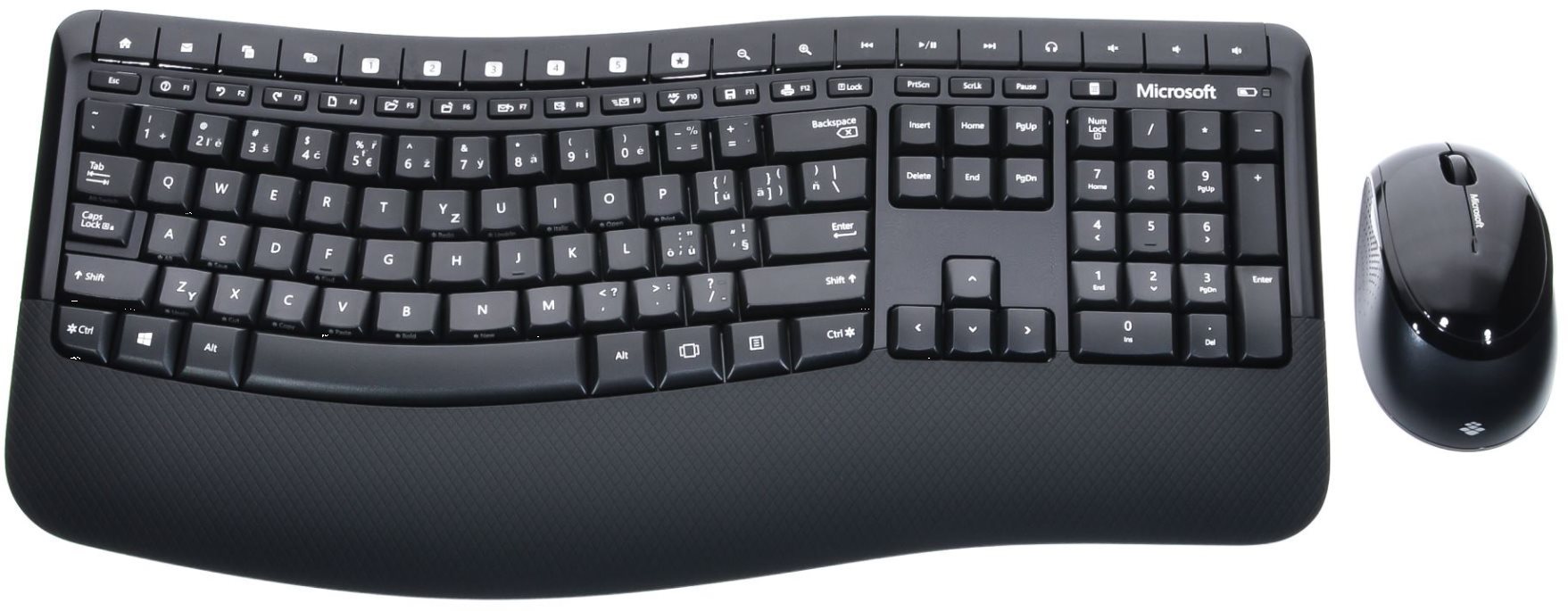 Set klávesnice a myši Microsoft Wireless Comfort Desktop 5050 - CZ/SK Screen
