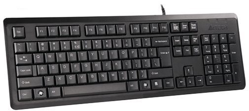 Keyboard A4tech KR-92 black, water-resistant Screen