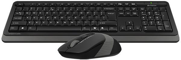 Keyboard and Mouse Set A4tech FG1010 FSTYLER Grey CZ Screen