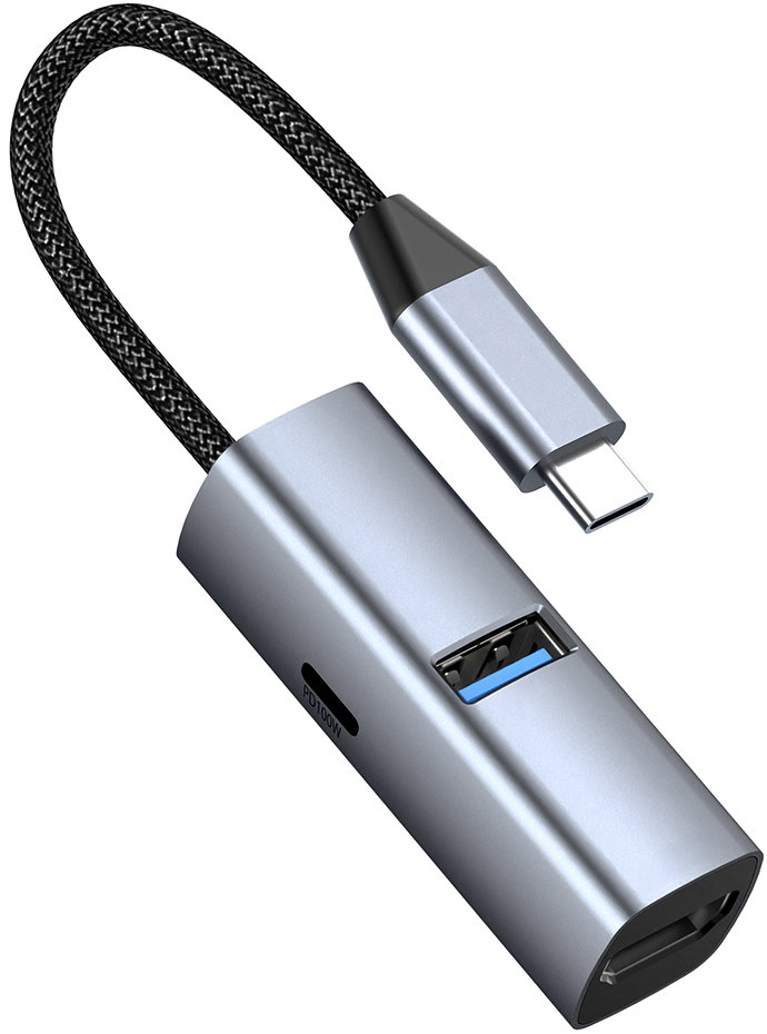 USB Hub Mobile Origin 3in1 CompactHub HB1 - USB-A, USB-C, HDMI, USB-C Cable ...