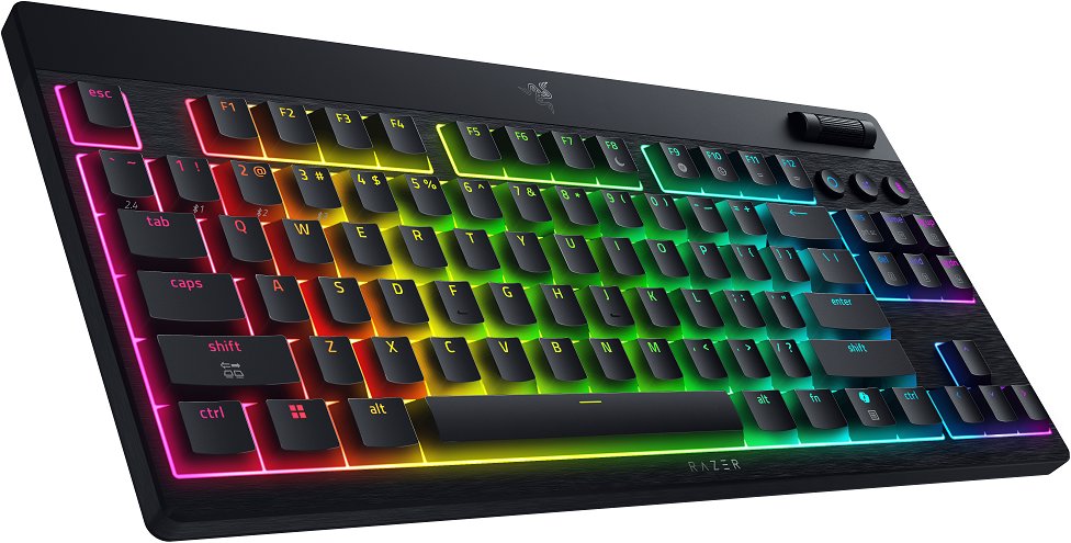 Gaming Keyboard Razer BlackWidow V4 Low-profile Tenkeyless HyperSpeed (Orange Switch) - US ...