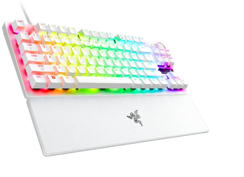Gaming Keyboard Razer Huntsman V3 Pro Tenkeyless 8KHz - White Ed. - US ...
