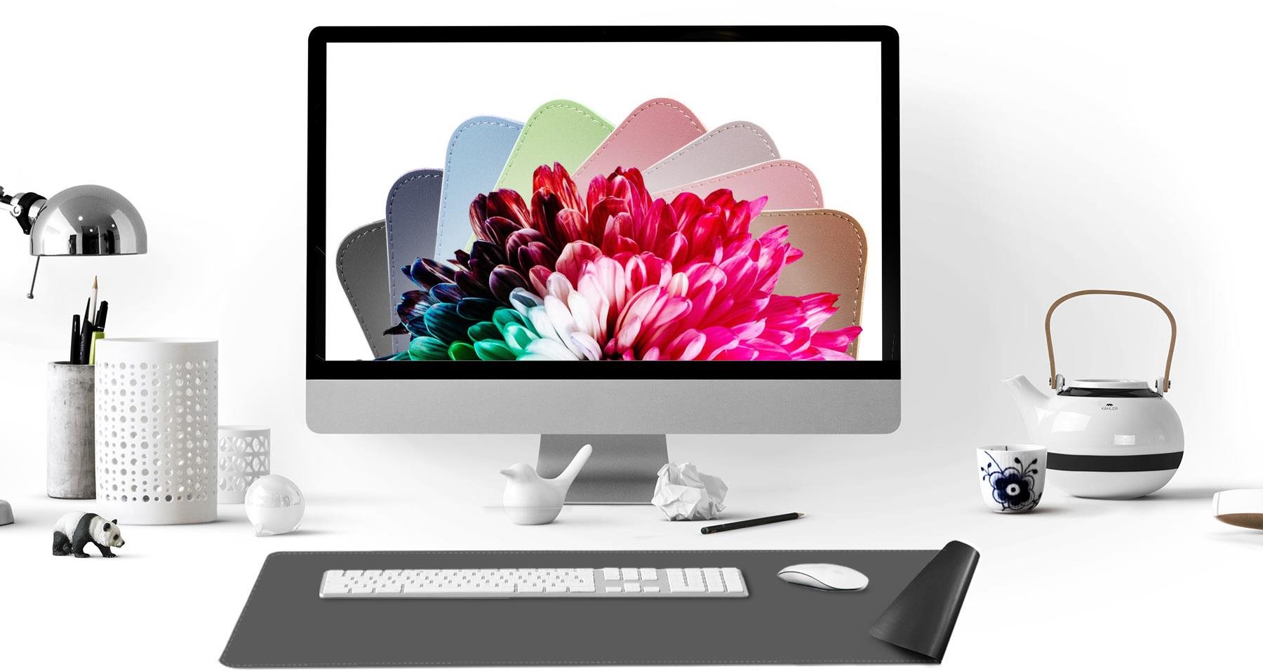 Mouse Pad MOSH Dual sided table mat dark grey / black M ...
