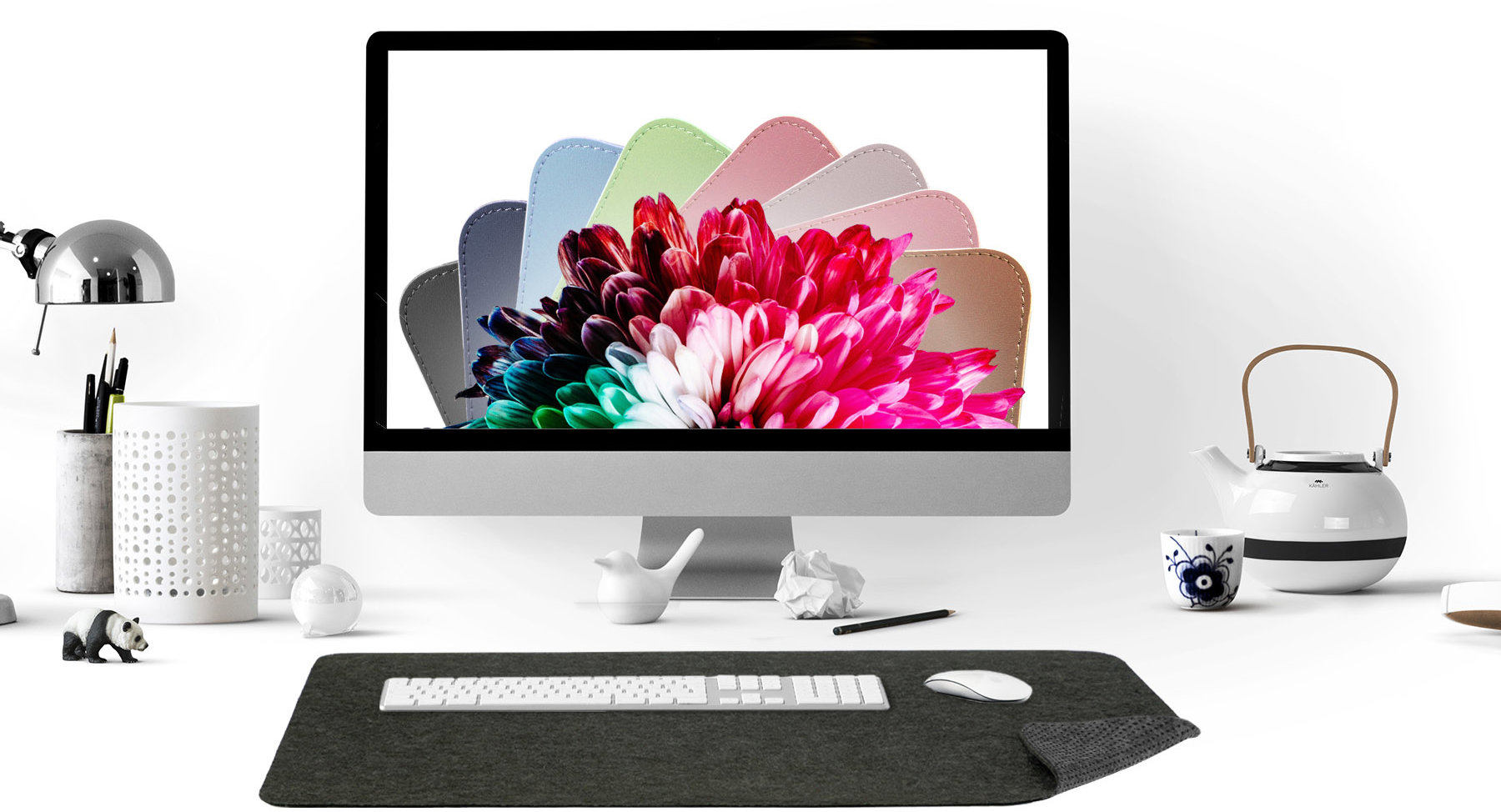 Mouse Pad MOSH Table mat, felt, black, 70 x 35 cm ...