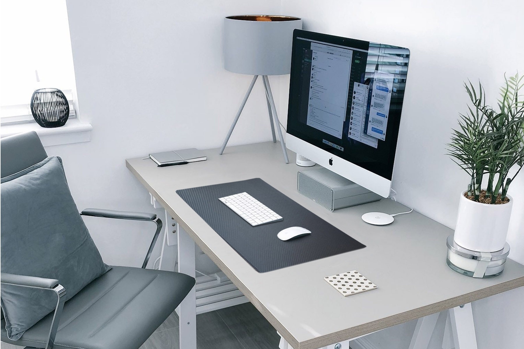 Mouse Pad MOSH Table mat, cork, black, 80 x 40 cm ...