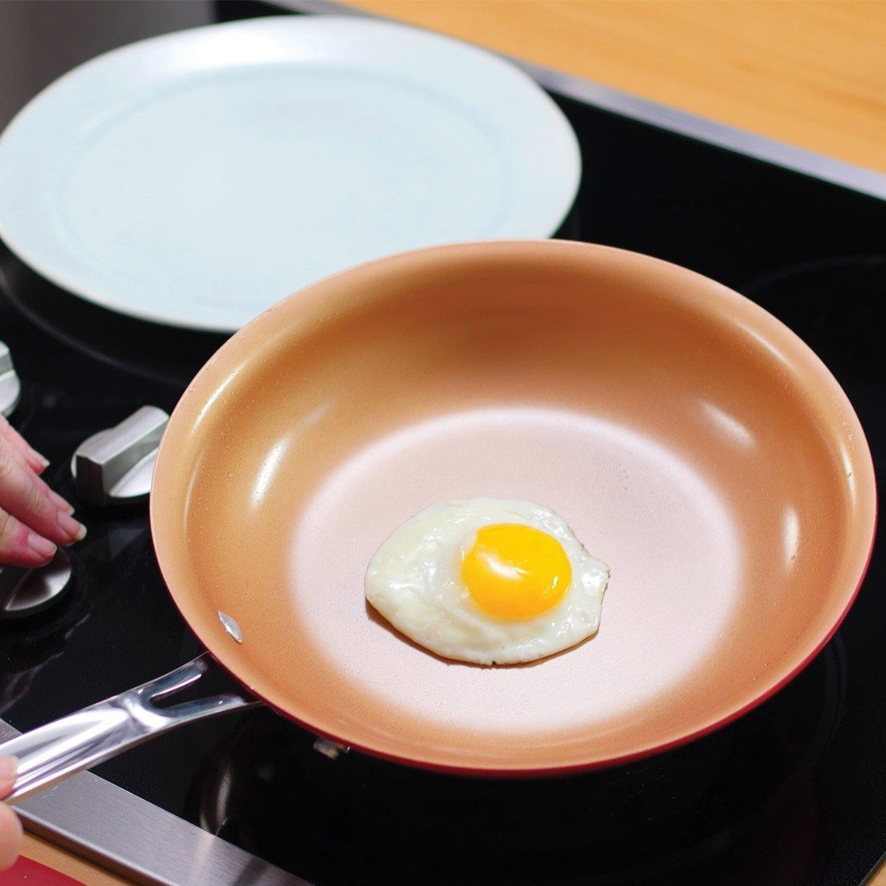 Pan Livington Copperline - Pan with Copper - Ceramic Surface (24cm) Lifestyle