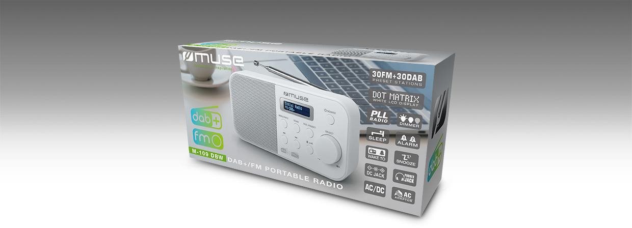 Radio MUSE M-109DBW ...