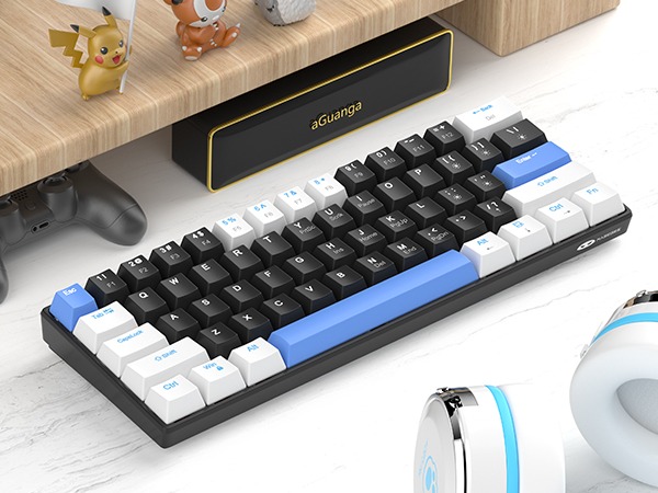 Keyboard MageGee STAR61-WB-R Mechanical Keyboard - US ...