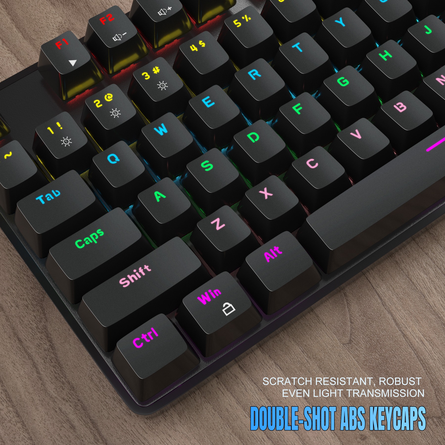 Keyboard and Mouse Set MageGee MK-STORM-B-B Keyboard&Mouse Combo - US ...