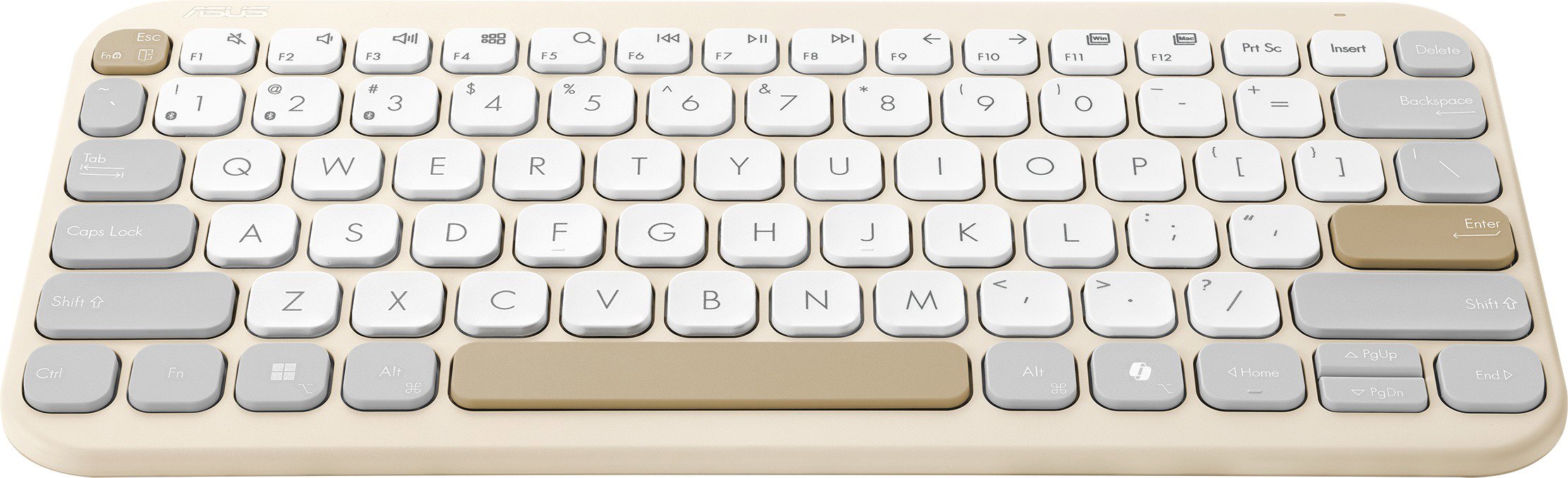 Keyboard ASUS Marshmallow KW100 Oat Milk (Copilot key) - CZ/SK ...