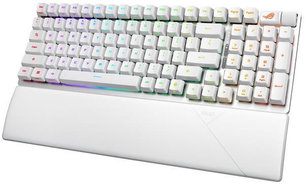 Gaming Keyboard ASUS ROG Strix Scope II 96 Wireless White (ROG RX RED / PBT) - US ...