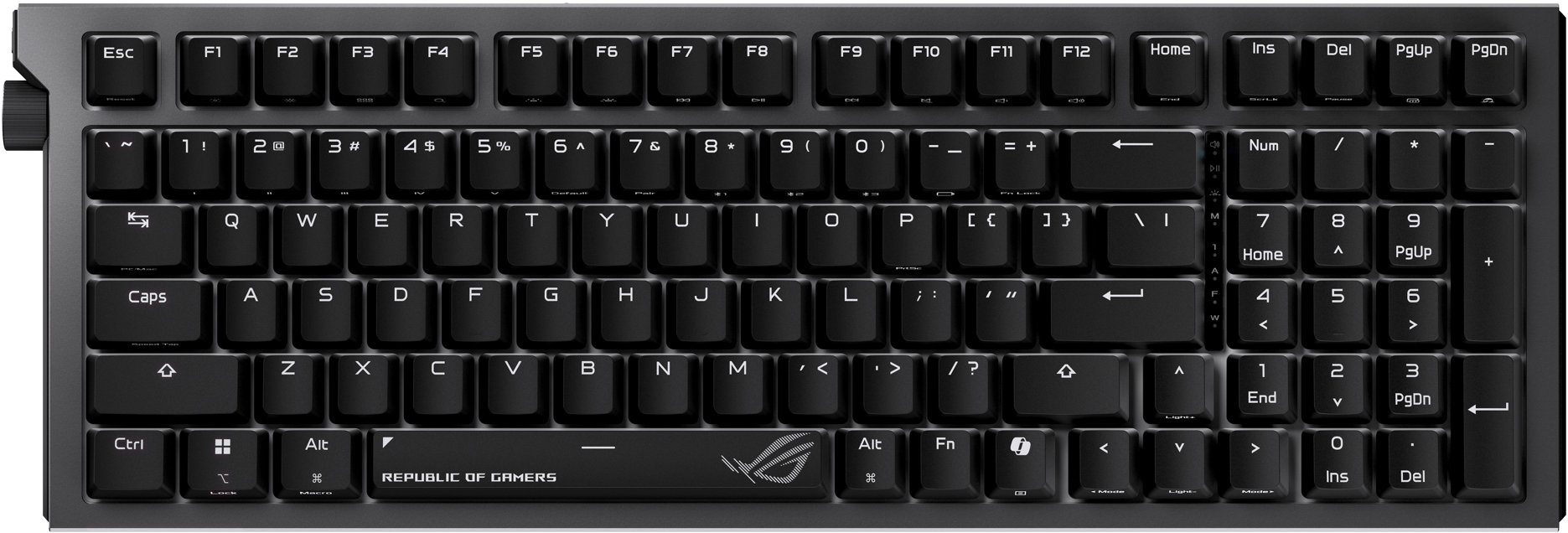 Gaming Keyboard ASUS ROG Strix Morph 96 WL (ROG NX Snow V2) - US ...