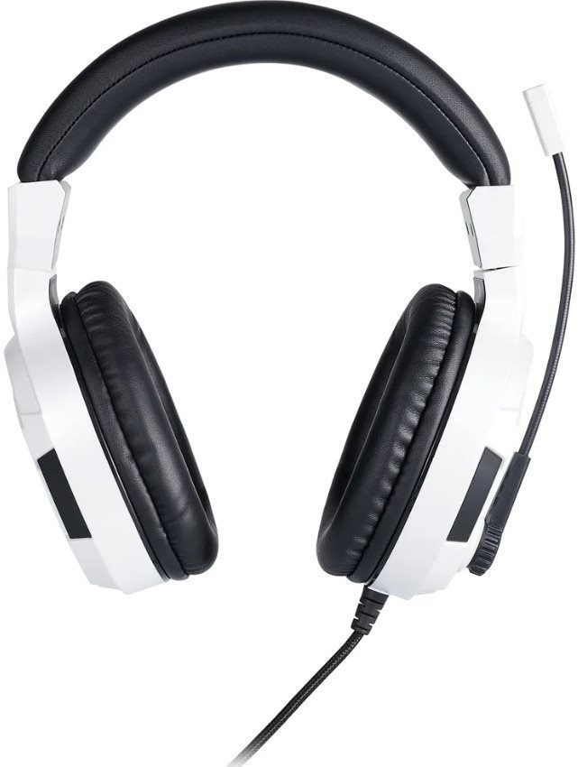 Herné slúchadlá BigBen PS4 Stereo-Headset v3 – biele Screen
