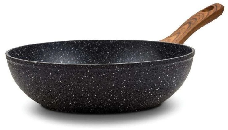 Wok Pan NAVA Greece Wok pan with granite surface 28 cm ...
