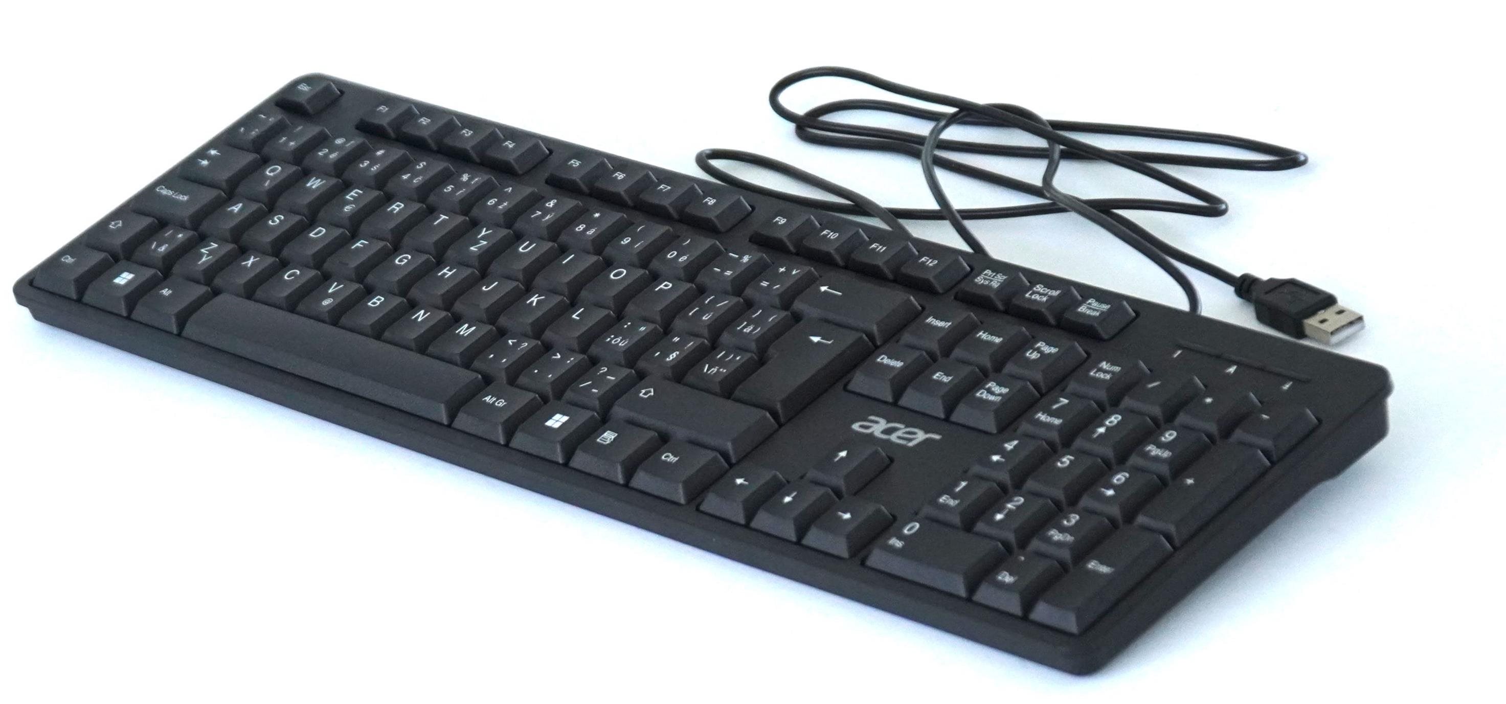 Klávesnica Acer klávesnica, čierna – CZ/SK ...