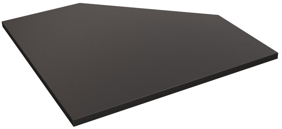 Table Top Cheapest furniture Corner connecting element for tables Nejby Gianni Premium, anthracite ...