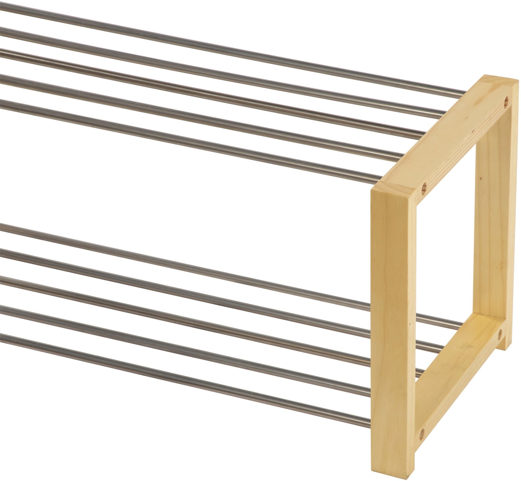 Shoe Rack Cheapest furniture Ponzor 2 Shoe rack, natural/metal ...