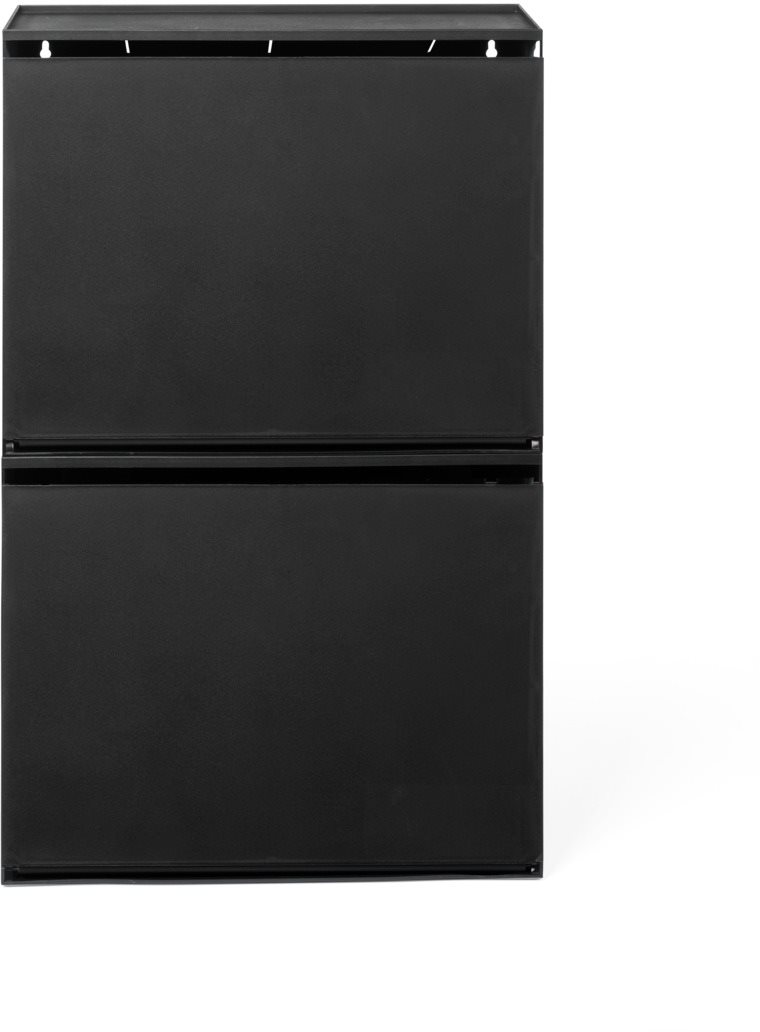 Schuhregal NHG Schuhregal 18,5 × 36 × 45,3 cm Kunststoff PP schwarz ...