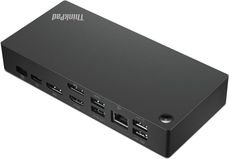 Dokkoló állomás Lenovo ThinkPad Universal USB-C Dock Oldalnézet