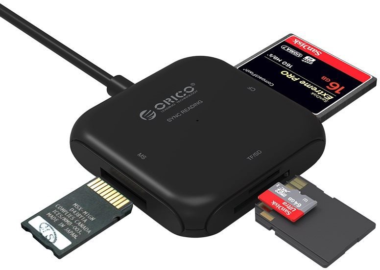USB Hub ORICO CRS31A-03-BK Lateral view