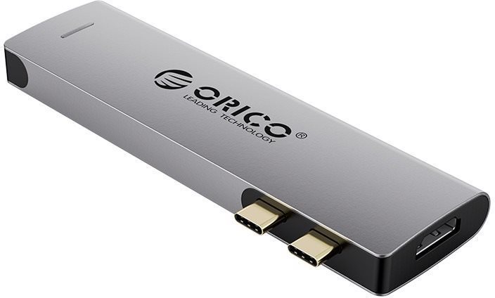 Docking Station ORICO 5-in-1 Type-C Multi-functional Docking Station for Macbook Lateral view