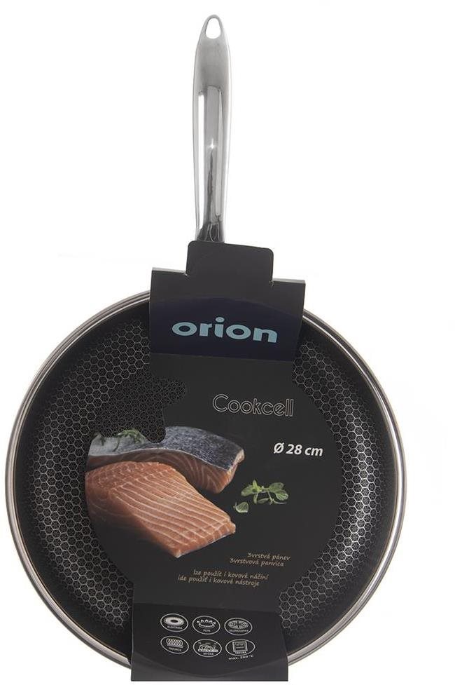 Pan ORION Frying Pan COOKCELL Non-stick Surface 3 Layers diam. 28x7.2cm Packaging/box