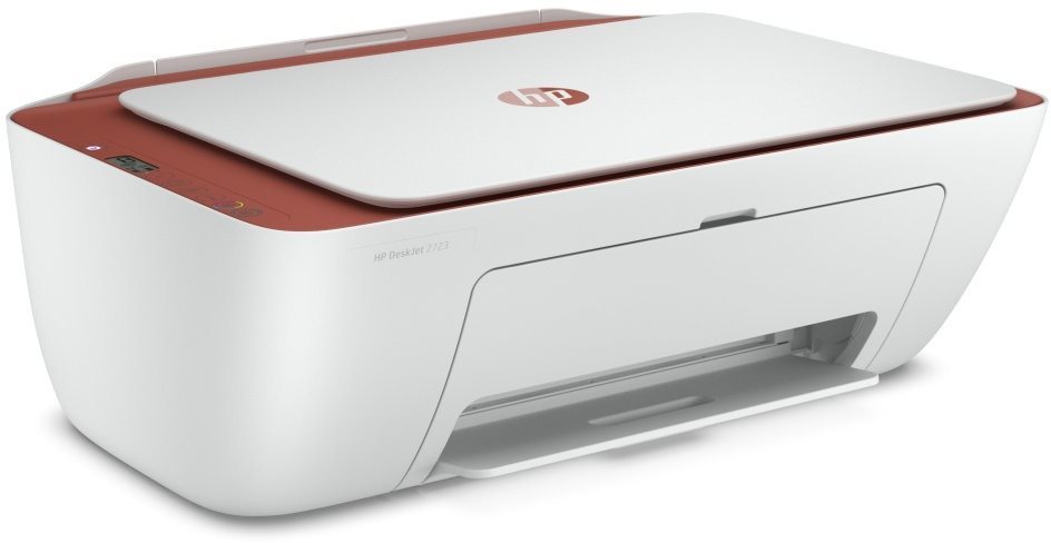 Tintenstrahldrucker HP DeskJet 2723E Seitlicher Anblick
