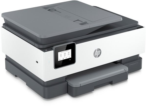 Tintenstrahldrucker HP OfficeJet 8012e All-in-One Seitlicher Anblick