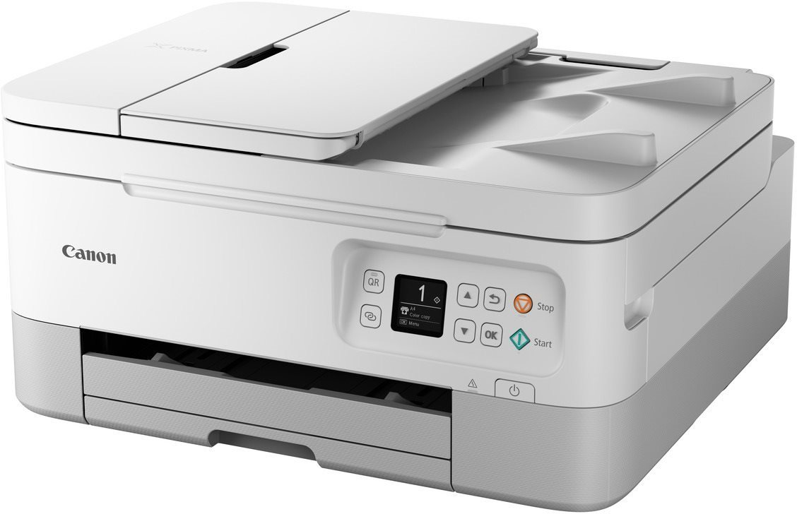Inkjet Printer Canon PIXMA TS7451 White Lateral view