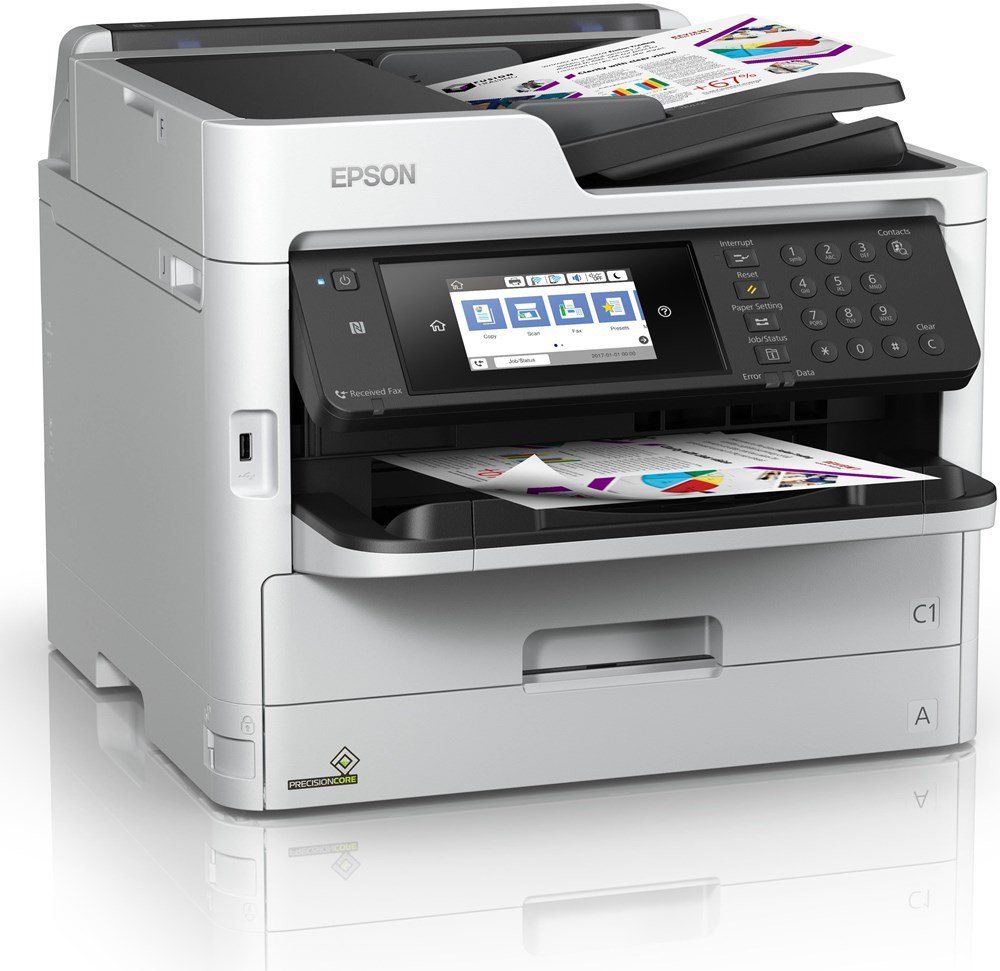 Inkjet Printer Epson WorkForce Pro WF-C5790DWF Lateral view