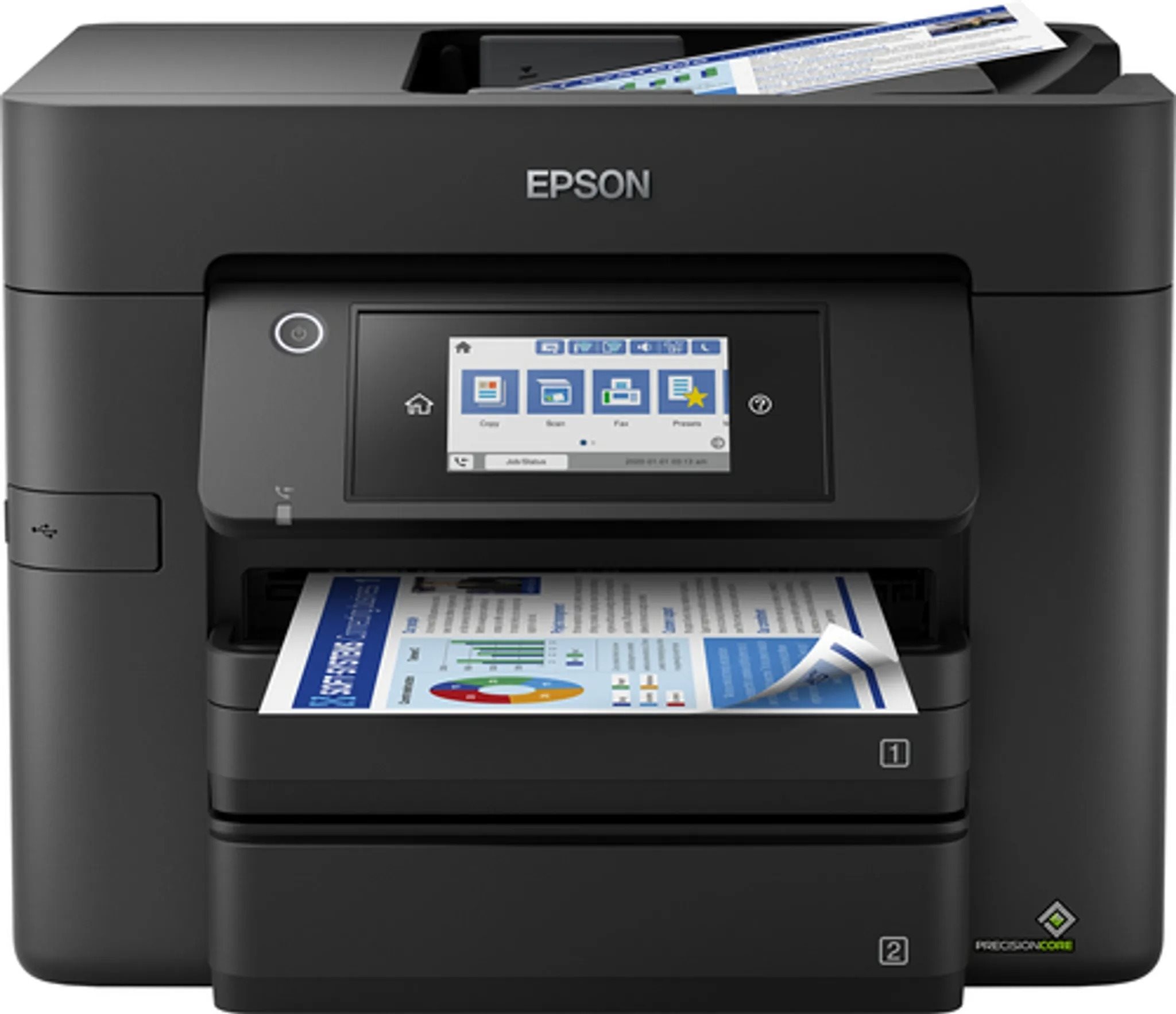 Tintasugaras nyomtató Epson WorkForce WF-4830DTWF Képernyő