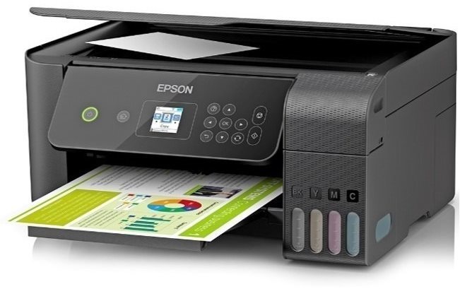 Tintenstrahldrucker Epson EcoTank L3160 Seitlicher Anblick
