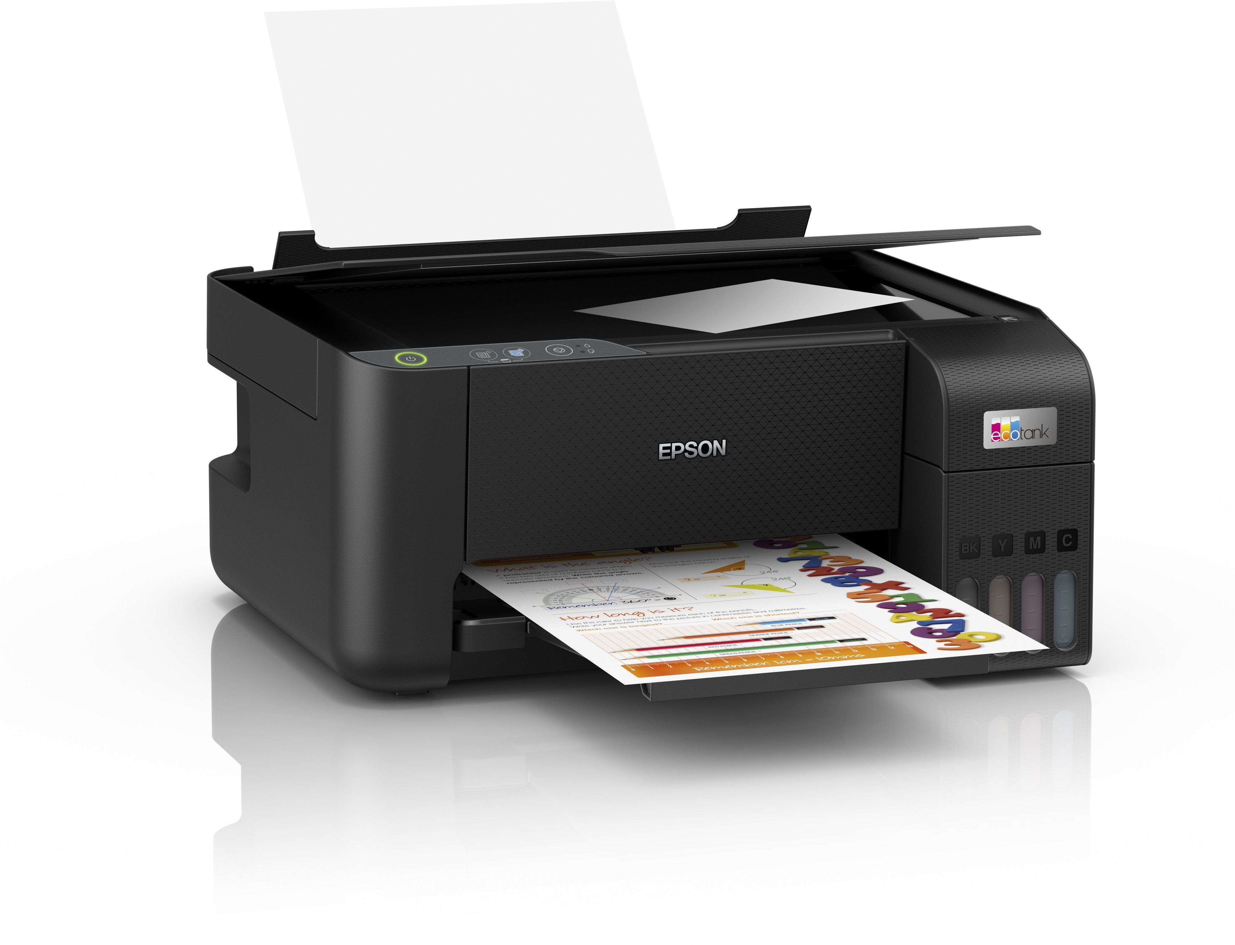 Tintenstrahldrucker Epson EcoTank L3210 Seitlicher Anblick