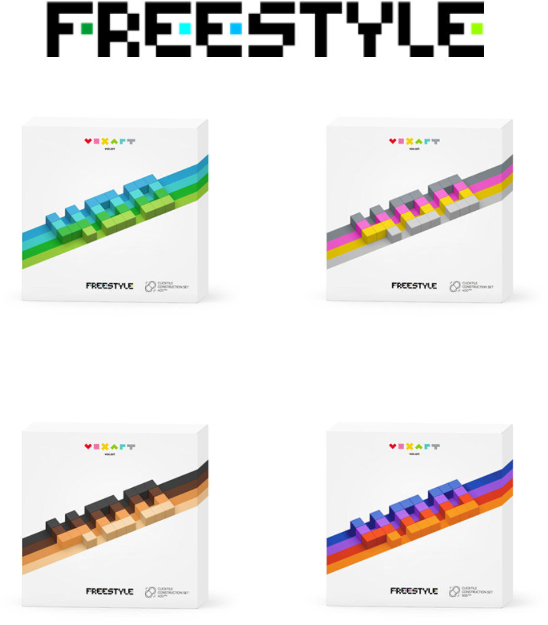 Building Set Pixio Voxart - Freestyle 400 - Earthy Harmony, Smart Pixel ...
