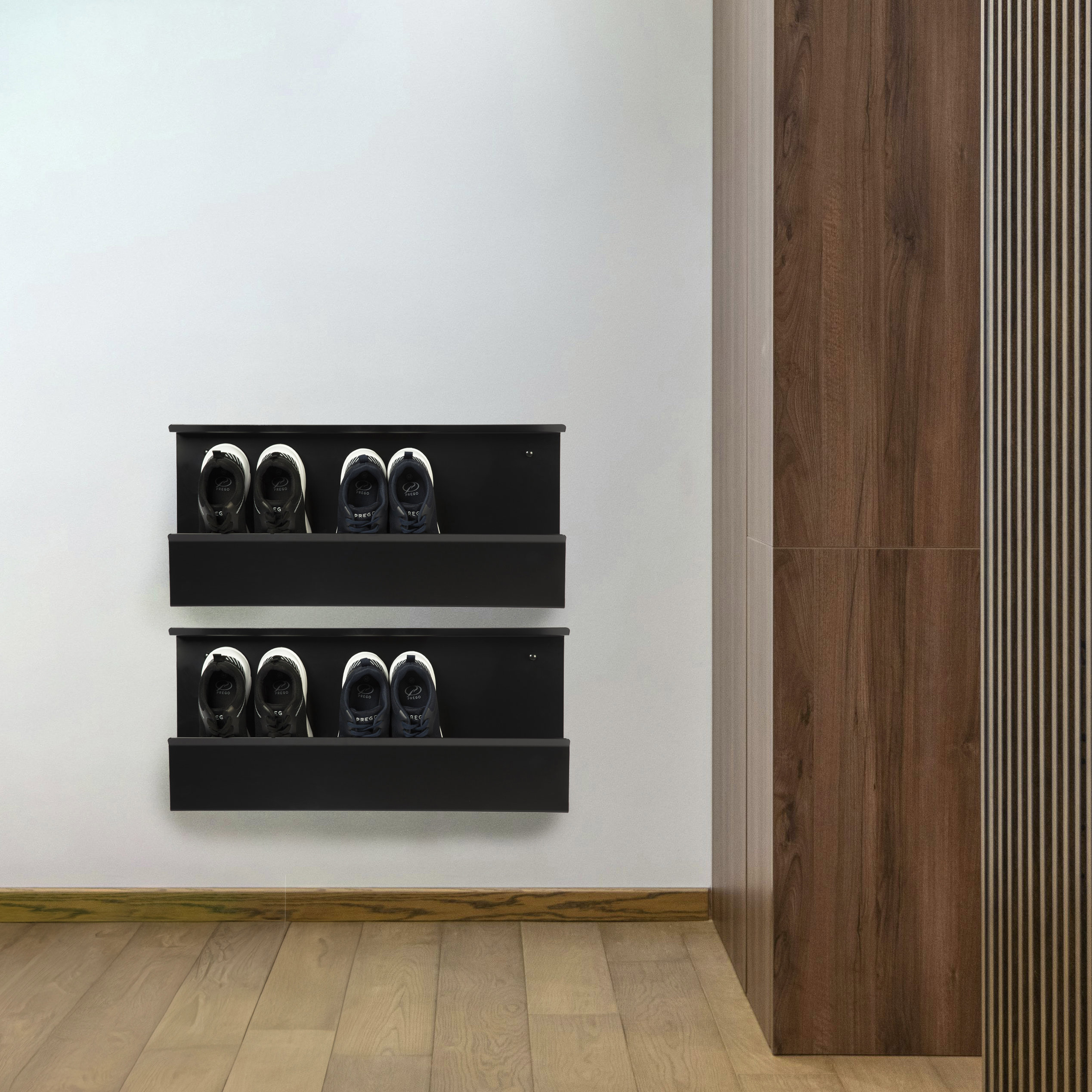 Shoe Rack Proxa Shoe rack 75 cm black ...