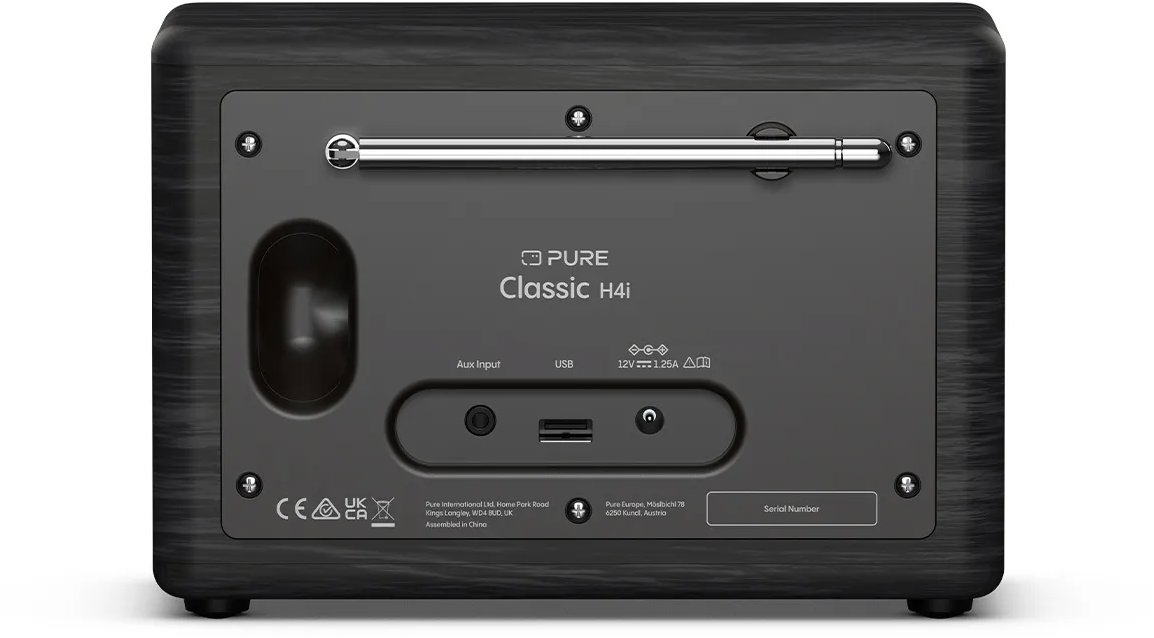 Radio PURE Classic H4i black ...