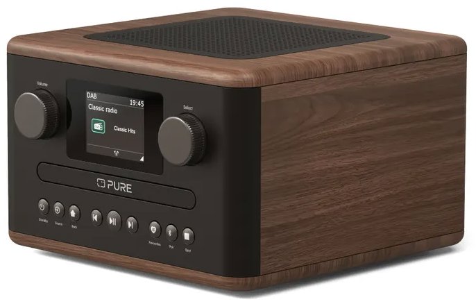 Radio PURE Classic C-D4 black/walnut ...