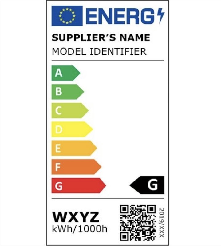 LED strip Rabalux 79022 STRIP, 19 W, RGB, 500 cm, IP44 Energy label