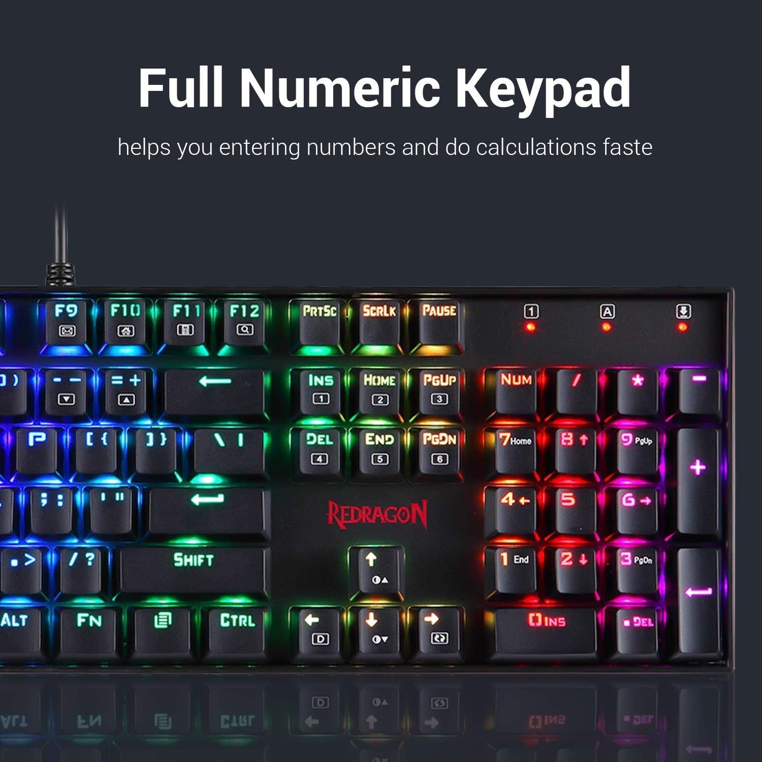 Gaming Keyboard Redragon Mira - CZ/SK Features/technology 2