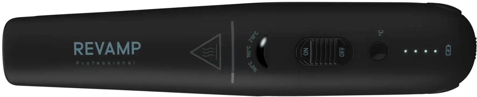 Flat Iron Revamp Progloss Liberate Cordless Ceramic Compact Hair Straightener ...