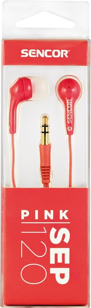 Headphones Sencor SEP 120 Pink Packaging/box