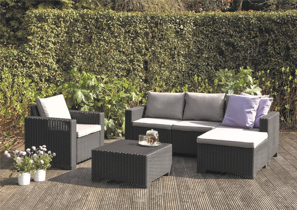 Garden Furniture ALLIBERT MOOREA Graphite Lifestyle