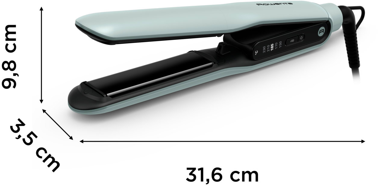 Flat Iron Rowenta SF5120E0 Thermoglide Eucalyptus ...