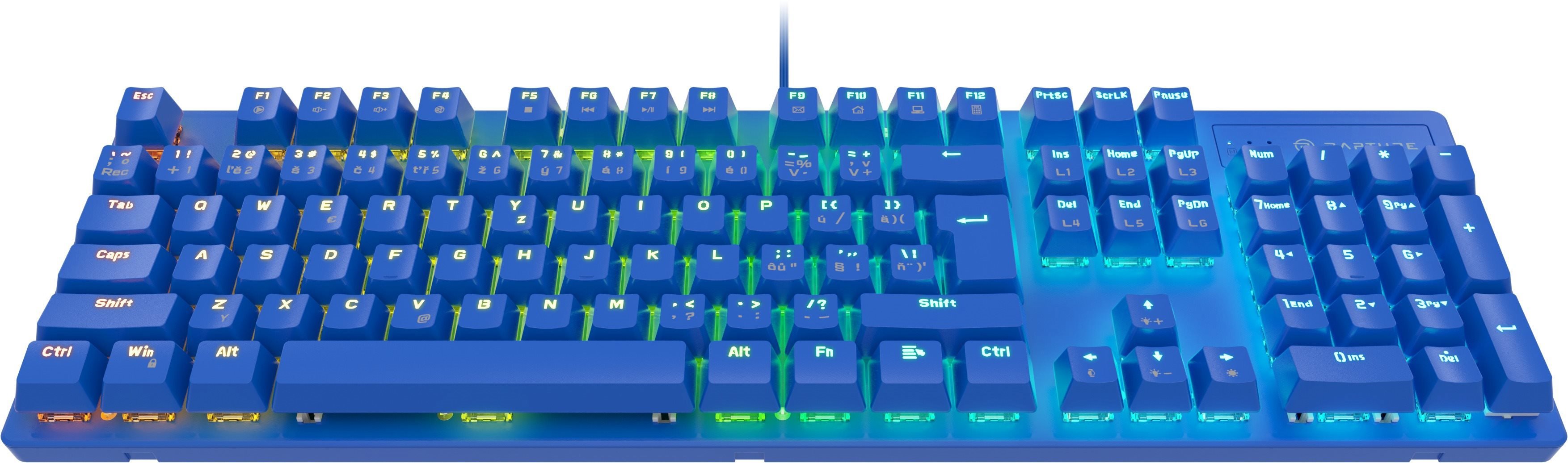 Gaming Keyboard Rapture X-RAY Outemu Blue - CZ/SK ...