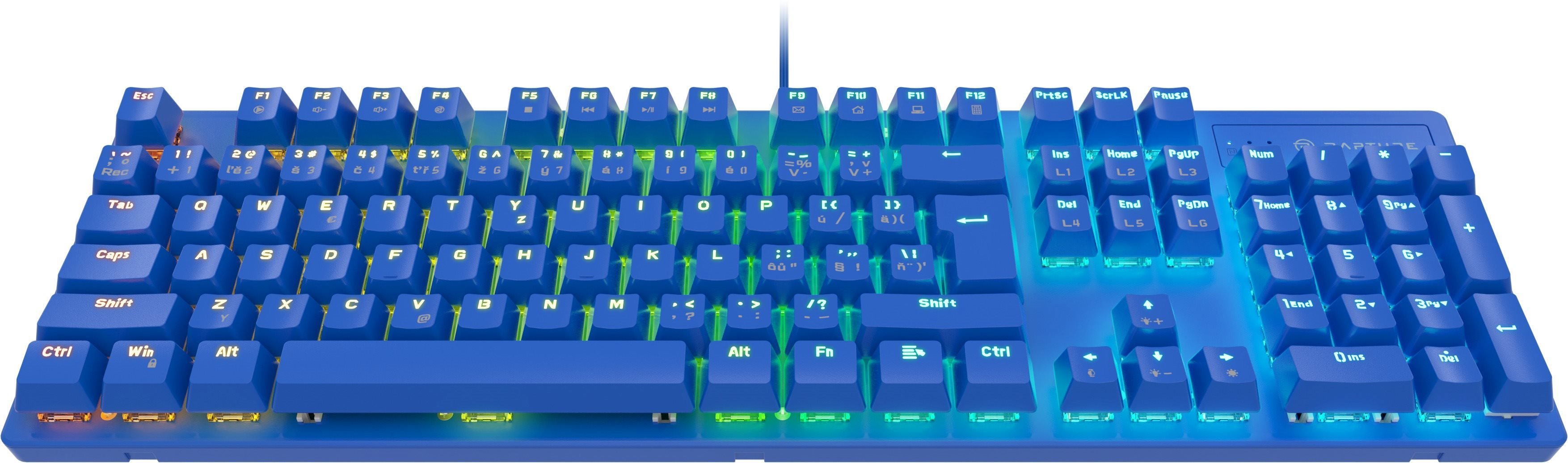 Gaming Keyboard Rapture X-RAY Outemu Red Blue - CZ/SK ...
