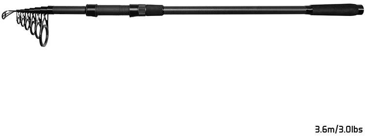 Rybářský prut Delphin Scroll TeleCarp 3,6 m 3 lbs ...