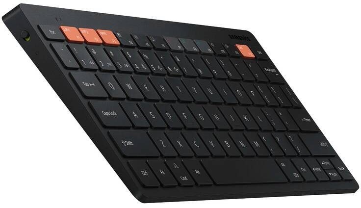 Keyboard Samsung Multifunction Bluetooth Keyboard, Black Lateral view