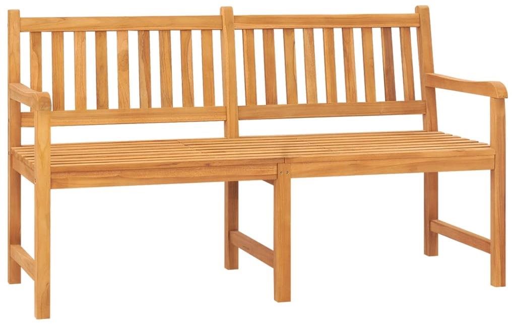 Záhradná lavička 3-miestna záhradná lavica so stolíkom 150 cm masívne teakové drevo, 316631 ...