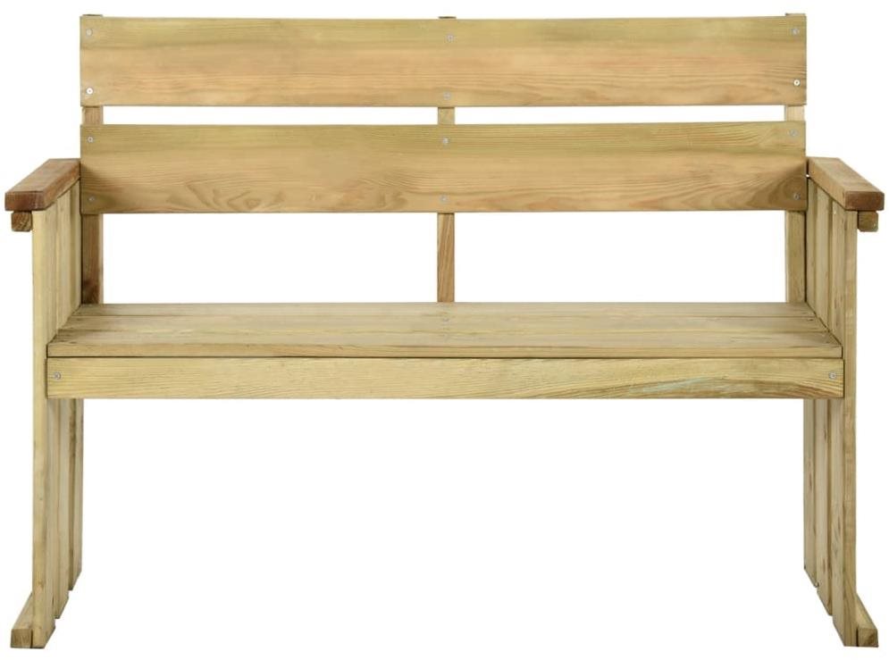 Záhradná lavička Záhradná lavica 121 cm impregnované borové drevo, 318407 ...