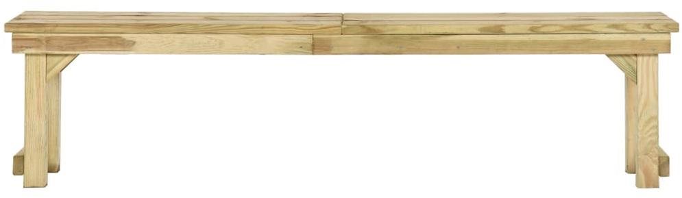 Záhradná lavička Záhradná lavica 180 cm impregnované borové drevo, 318414 ...